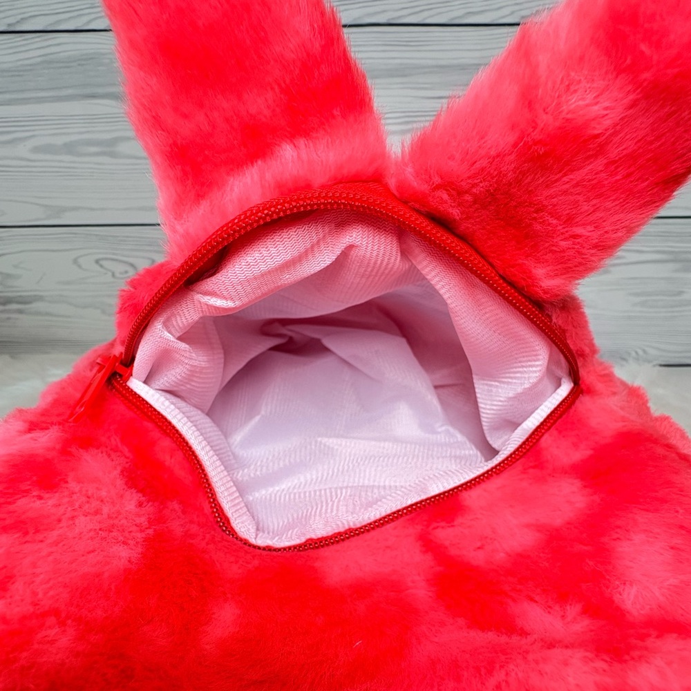 Red/Pink Labubu Plush Backpack‎ - Picture 7 of 7
